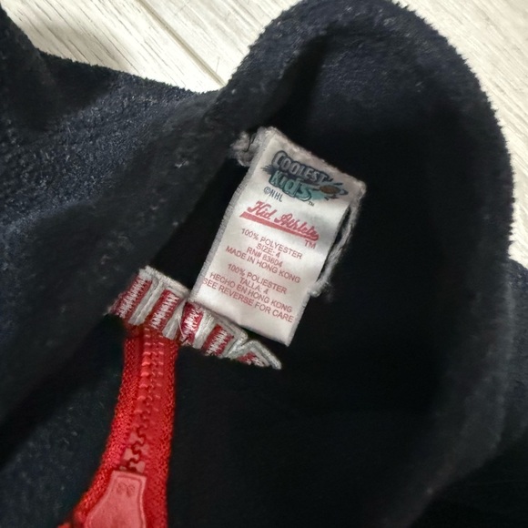 Vintage Coolest Kids NHL Set Blackhawks Size 4T 2Piece Sweater&Windbreaker Pants - Picture 3 of 9